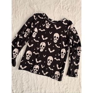 Posh Peanut Skelly Long Sleeve Shirt 5/6
